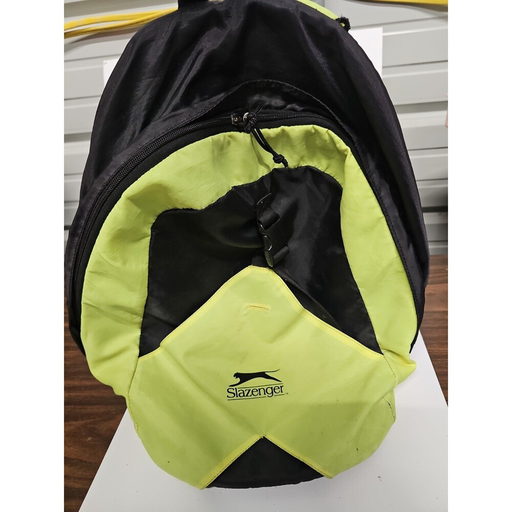 Neon Slazenger Tennis Double Racquet Racket Padded Bag Shoulder/Hand Strap